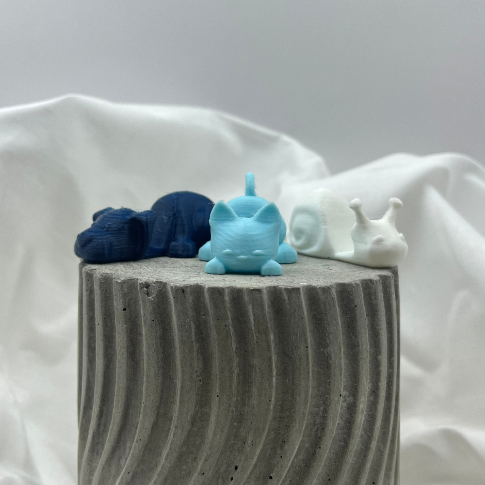 🐶🐱🐌 Trio Pack | Dog, Cat, & Snail Key Chain | Multi-functional Phone Stand Set