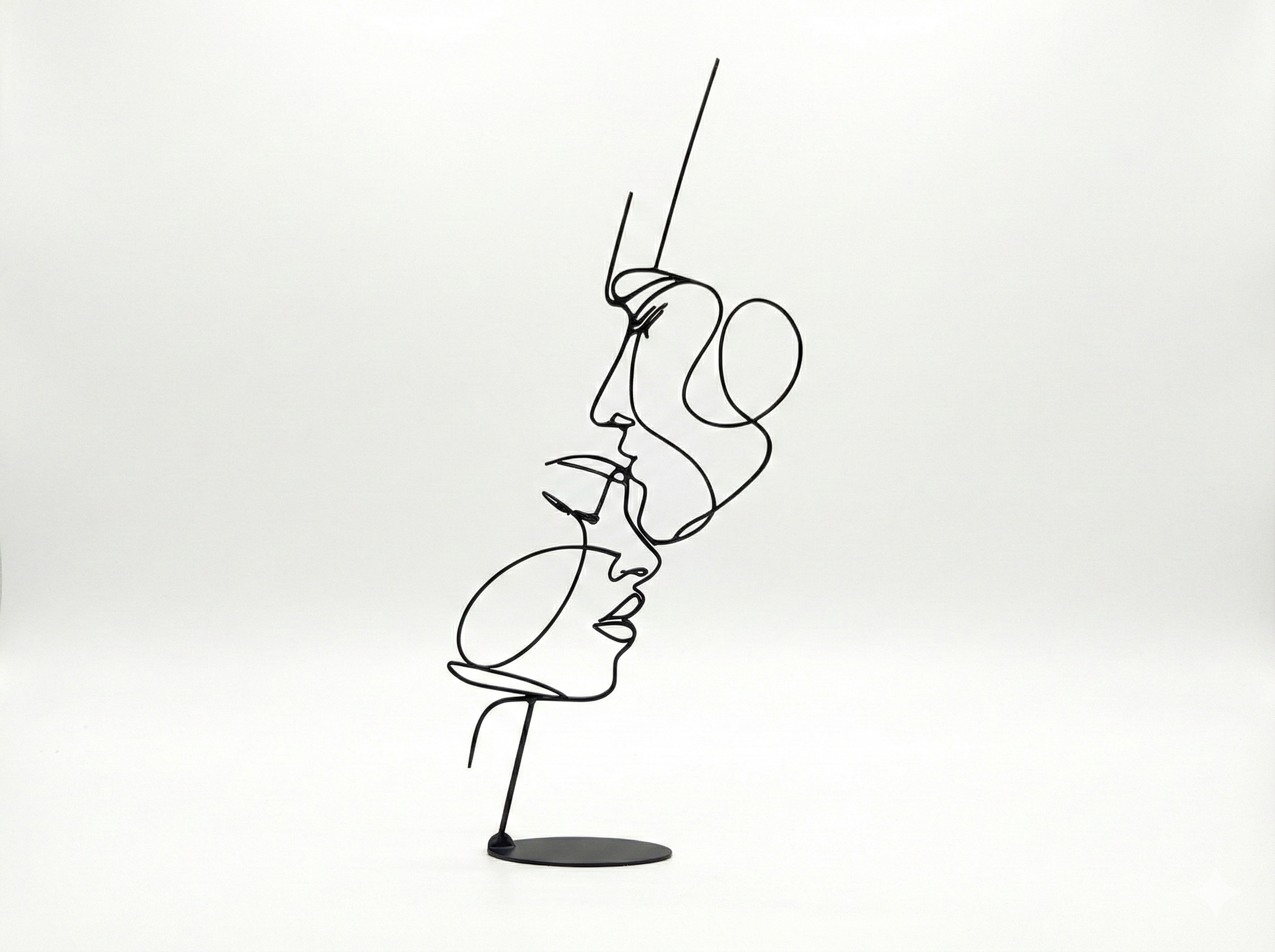 Abstract Couple Sculptural Art