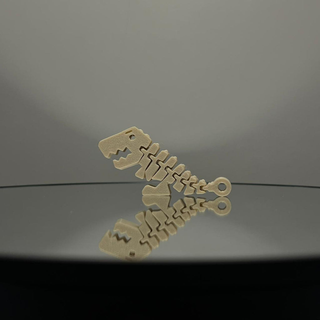 🦖 T-Rex Skeleton Fidget Toy | Articulated Key Chain