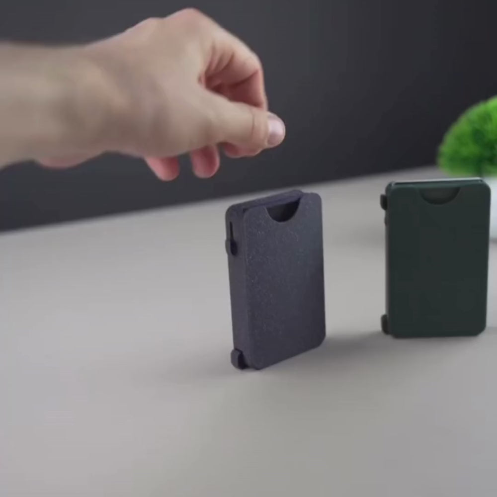 Smart Pop-Up Wallet with Card Ejector & Cash Drawer