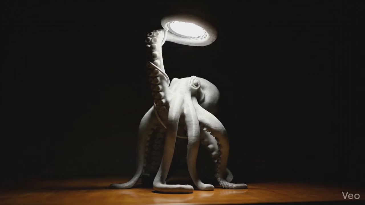 Octopus Tentacle sculpture Art Lamp